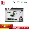 Mini 2.4G &quot;Flybarless&quot; télécommande hélicoptère V955 4ch avec gyro grande échelle rc hélicoptères vente